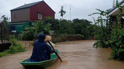 Công điện khẩn của Tỉnh ủy Hà Tĩnh về ứng phó mưa lũ