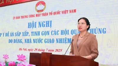 Trình Bộ Chính trị phương án tinh gọn 30 hội quần chúng trước ngày 31/8