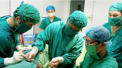 Mổ lấy cành cây dài 20cm đâm thấu phổi cụ bà ở Hà Tĩnh