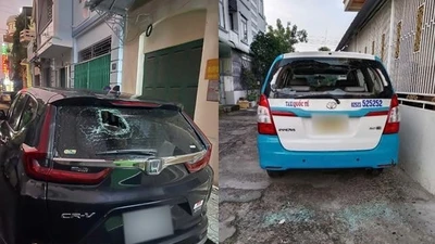 Bực vì bị bạn nhậu bỏ rơi, nam thanh niên đập phá hàng loạt ô tô 