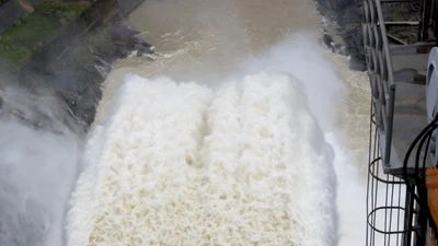 Nghệ An, Hà Tĩnh chủ động xả tràn hồ đập ứng phó bão Wipha