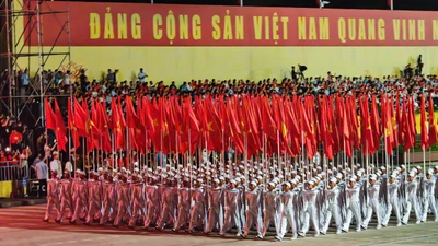 Cận cảnh buổi sơ duyệt diễu binh, diễu hành ở Quảng trường Ba Đình