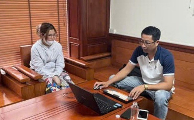 Đối tượng Quách Thị Thương trong đường dây mang thai hộ xuyên quốc gia. Ảnh: Công an Ninh Bình Đối tượng Quách Thị Thương trong đường dây mang thai hộ xuyên quốc gia. Ảnh: Công an Ninh Bình
