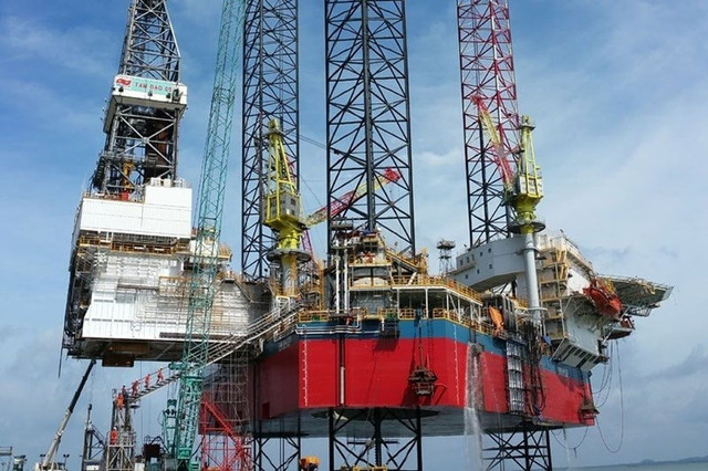 Giàn khoan tự nâng Tam Đảo 05 do Cty CP Chế tạo Giàn khoan Dầu khí chế tạo có khả năng hoạt động khoan thăm dò ở hầu hết các vùng biển thuộc thềm lục địa Việt Nam. (Nguồn: nangluongvietnam.vn) Giàn khoan tự nâng Tam Đảo 05 do Cty CP Chế tạo Giàn khoan Dầu khí chế tạo có khả năng hoạt động khoan thăm dò ở hầu hết các vùng biển thuộc thềm lục địa Việt Nam. (Nguồn: nangluongvietnam.vn)