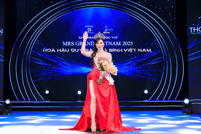 Nguyễn Thị Thưa sẽ đại diện Việt Nam tham dự đấu trường quốc tế Mrs Grand International 2025 tổ chức tại Myanmar. Ảnh BTC nguyen-thi-thua-3.jpg
