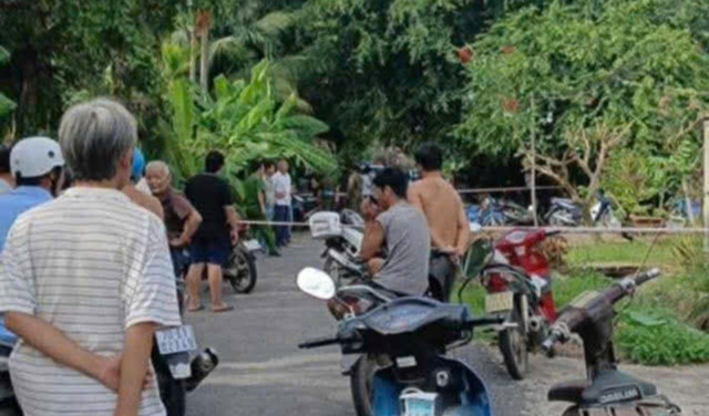 Hiện trường vụ sát hại mẹ vợ rúng động ở Tây Ninh. Ảnh: MĐ. giet-nguoi-2.jpg