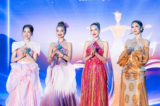 Bùi Quỳnh Hoa - Ngọc Châu - Lê Hoàng Phương - Hà Anh. Ảnh: BTC hoa-hau-sinh-vien.jpg