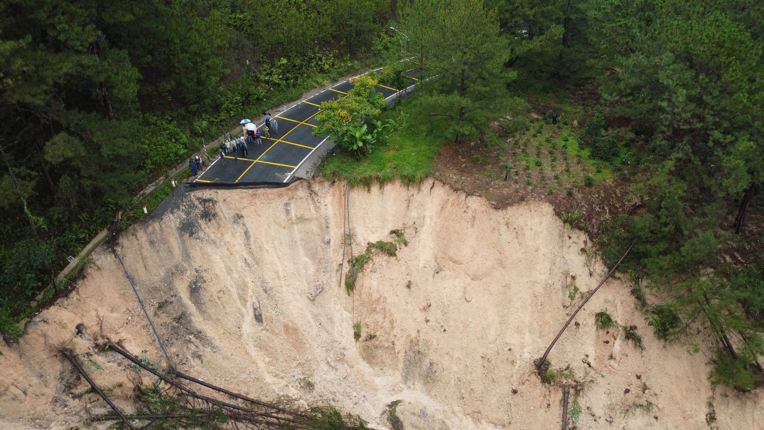 View - Cận cảnh đèo Mimosa đứt gãy mở rộng, hiện trường ngổn ngang | Báo Tri thức và Cuộc sống - TIN TỨC PHỔ BIẾN KIẾN THỨC 24H