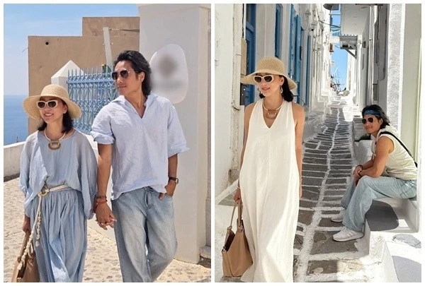 MC Kỳ Duyên và chồng cũ tình tứ khi đi du lịch