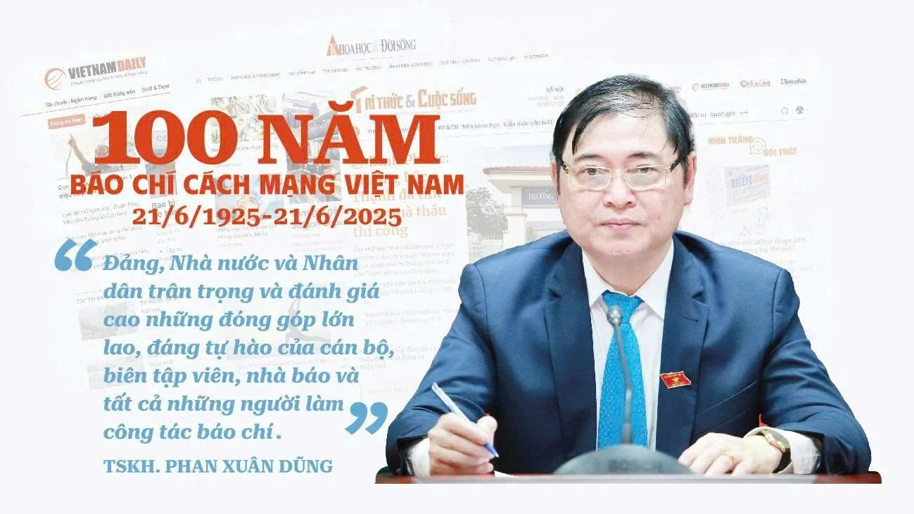Chủ tịch Liên hiệp các Hội Khoa học và Kỹ thuật Việt Nam chúc mừng Ngày Báo chí cách mạng Việt Nam