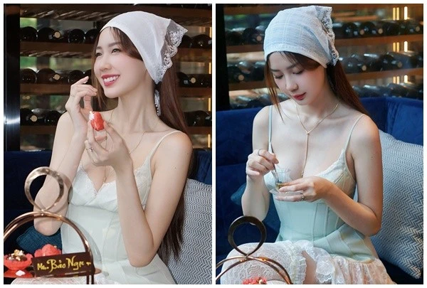 “Hoa hậu cao nhất Vbiz” Bảo Ngọc đẹp ngọt ngào, quyến rũ