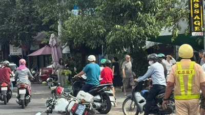 Bắt đối tượng tấn công CSGT khi bị yêu cầu quay lại hiện trường tai nạn