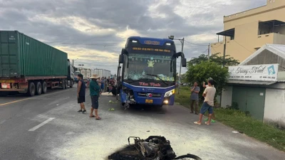 Tai nạn giao thông trên QL 1A đoạn qua tỉnh Gia Lai, 2 người tử vong