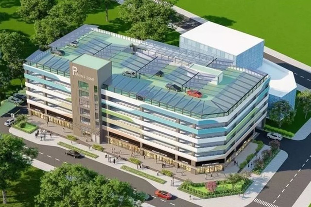 Vinhomes đã triển khai mô hình nhà để xe xanh thông minh GreenHub. Đây là mô hình nhà để xe dành riêng cho ôtô điện đầu tiên tại Việt Nam. 2-2058.jpg