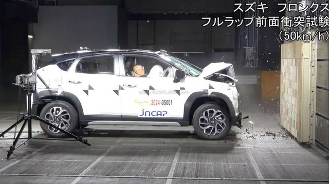 Suzuki Fronx vừa được Chương trình đánh giá an toàn xe mới Nhật Bản (JNCAP) công bố kết quả thử nghiệm va chạm với mức đánh giá 4 sao. 2.jpg