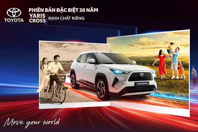 Toyota Việt Nam cho ra mắt phiên bản kỷ niệm 30 năm cho ba mẫu xe chủ lực gồm: Vios, Veloz Cross và Yaris Cross. 2-5697.jpg