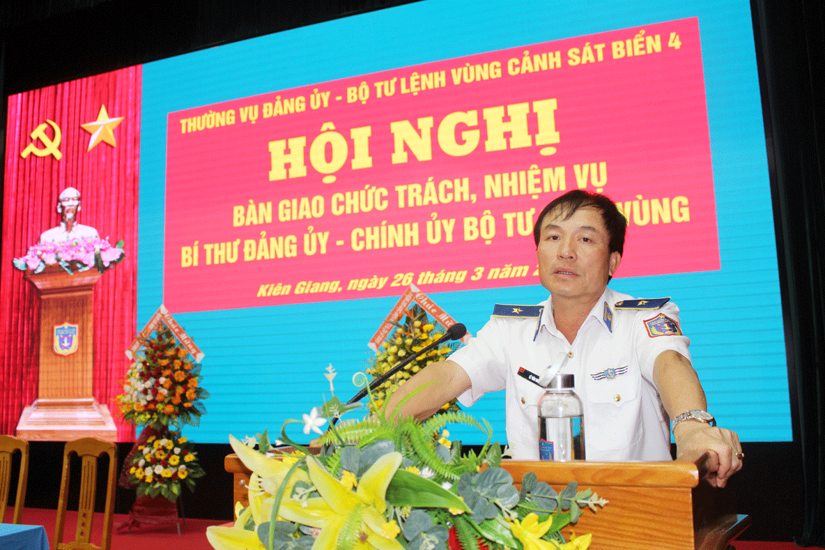 Thiếu tướng Lê Văn Minh, Phó Bí thư Đảng uỷ, Tư lệnh Vùng CSB 4. (Ảnh: Cảnh sát biển)
