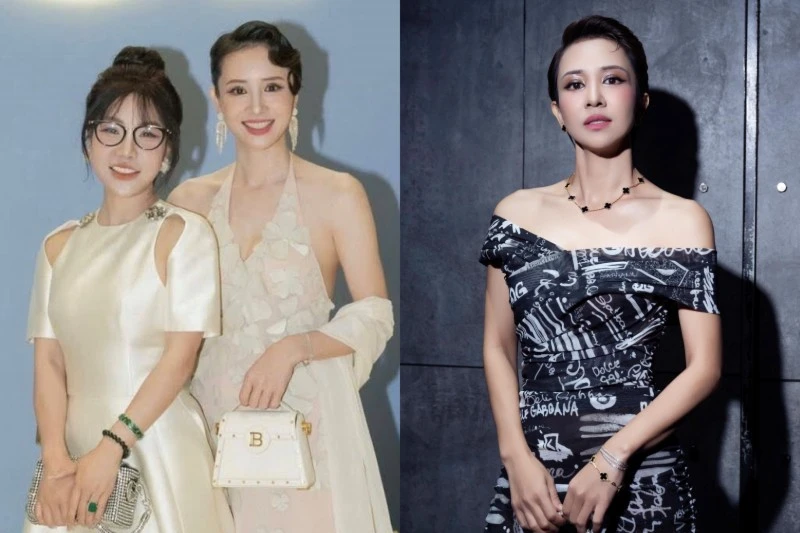 'Nữ hoàng Wushu' Thúy Hiền gây sốt với đầm cổ yếm, sắc vóc rạng rỡ tuổi U50