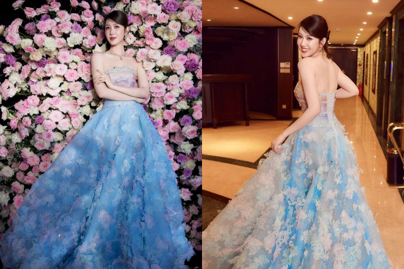 Thuý Ngân hoá công chúa trong tiệc sinh nhật 35 tuổi trên du thuyền