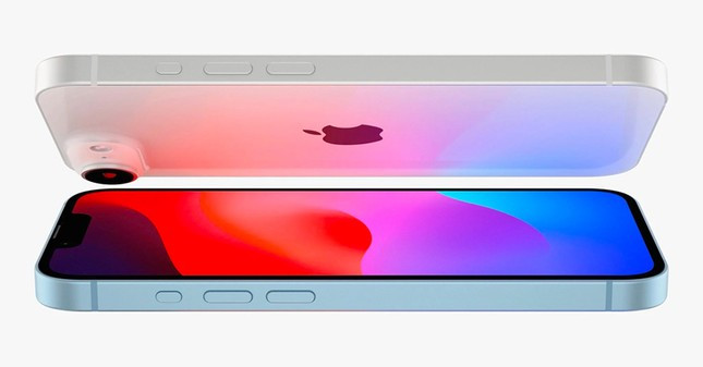 Nếu bạn muốn biết iPhone 16E sẽ trông như thế nào, hãy xem iPhone 14. Hai máy sẽ có cùng thiết kế về màn hình, kết cấu bằng nhôm và kính, công tắc tắt tiếng, nút âm lượng, tai thỏ, nút nguồn và khay ăng-ten 5G/SIM. Tuy nhiên, mặt sau của thiết bị sẽ có một sự thay đổi. iPhone SE mới dự kiến sẽ có camera sau ống kính đơn. Ảnh: 9to5