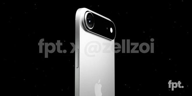 Trước đó, nhà phân tích Ming-Chi Kuo từ TF International Securities cũng tiết lộ iPhone 17 Air chỉ mỏng 5,5 mm ở vị trí mỏng nhất. Nếu thông tin chính xác, iPhone 17 Air sẽ là smartphone mỏng nhất từ trước đến nay của Apple, vượt qua kỷ lục của iPhone 6 (6,9 mm). Ảnh: @FrontPageTech/YouTube