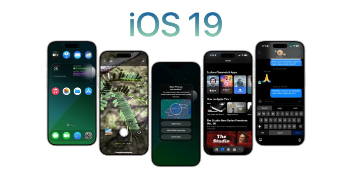 Trong một video khác trên podcast Genius Bar, Prosser cho thấy ảnh chụp màn hình của ứng dụng Tin nhắn (Messages) trên iOS 19. Các chi tiết đáng chú ý gồm vòng tròn bao quanh nút bấm phía trên với hiệu ứng bóng bẩy, bàn phím cũng có góc bo tròn.