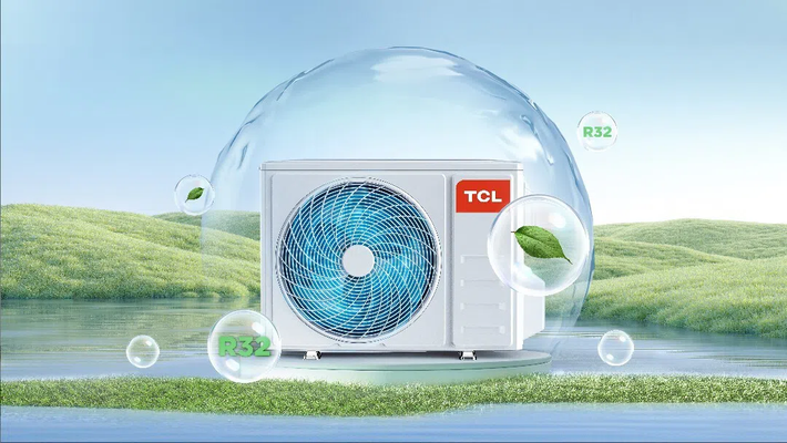 Môi chất lạnh thế hệ mới mang lại công suất làm mát cao tối ưu và giảm chi phí năng lượng. Môi chất lạnh này cũng không chứa chất gây suy giảm tầng Ozone & không tác động nhiều đến tình trạng nóng lên toàn cầu, do đó máy lạnh TCL rất thân thiện với môi trường.