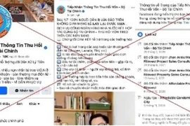 Cảnh báo trang facebook có tích xanh giả mạo Bộ Tài Chính để lừa đảo