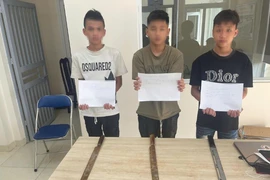 Bắt nhóm đối tượng mang dao kiếm cướp tài sản ở Hà Nội