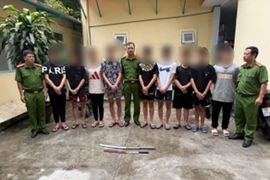Xử lý nhóm thanh thiếu niên mang hung khí tìm đối thủ để đánh nhau