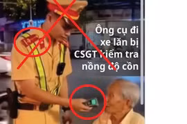 Thực hư hình ảnh CSGT chặn ông cụ 80 tuổi đi xe lăn để kiểm tra nồng độ cồn