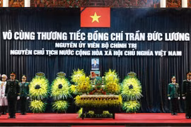 Lễ viếng nguyên Chủ tịch nước Trần Đức Lương tại Hà Nội