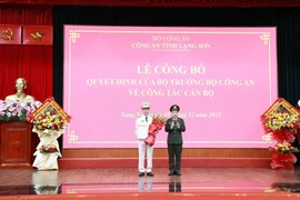 Đại tá Lê Công Anh làm Phó Giám đốc Công an Lạng Sơn