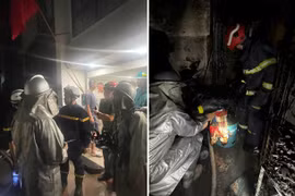 Cháy nhà dân trên phố Hà Nội khiến một người bị thương