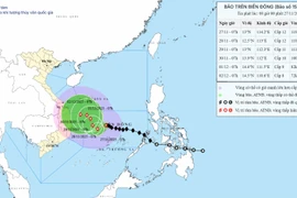 Bão số 15 diễn biến bất ngờ, sức gió mạnh cấp 12, giật cấp 15