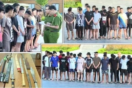 Bắt nhóm thanh thiếu niên hành hung, chém người đi đường
