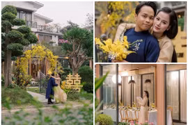 Cận cảnh biệt thự nhà vườn của chồng Á hậu Hương Ly 