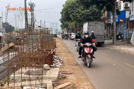 Dự án xây dựng kênh La Khê gây lo ngại về an toàn giao thông tại Hà Nội