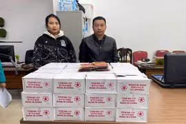 Bắt giữ đôi nam nữ buôn bán pháo nổ ở Hà Nội