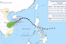 Bão Fengshen sức gió đang giật cấp 12, gây mưa lớn nhiều nơi từ 22/10