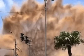 Sự thật về clip cột nước bất ngờ "phun trào như núi lửa" ở Bắc Ninh