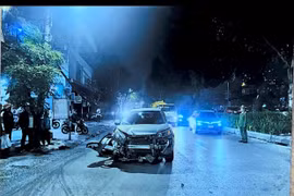 Công an Hà Nội tìm người chứng kiến vụ va chạm giao thông trên đường Láng