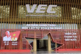 Cận cảnh Triển lãm 80 năm thành tựu đất nước đang gấp rút hoàn thành