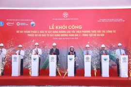 Khởi công Dự án đường Vành đai 4 có 3 cầu vượt sông Hồng, sông Đuống