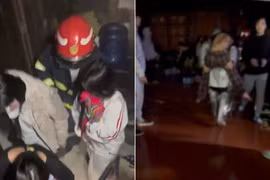 Kịp thời cứu, hướng dẫn 15 người thoát nạn khỏi đám cháy nhà ở Hà Nội