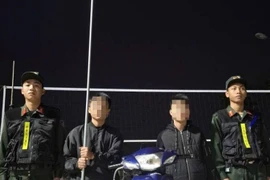 Kịp thời khống chế 2 thanh niên mang 'phóng lợn' tìm đánh đối thủ ở Ninh Bình