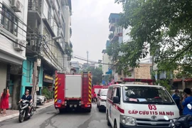 Cháy nhà tại phố Kim Hoa, Hà Nội, khiến 5 người tử vong 