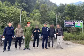 Tìm kiếm thành công 4 du khách bị lạc trên dãy Tây Yên Tử ở Bắc Ninh