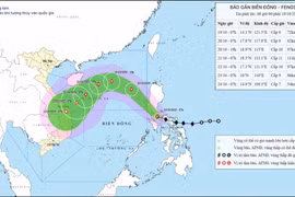 Bão Fengshen áp sát Biển Đông, có khả năng mạnh thêm