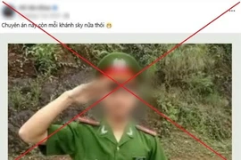 Xử phạt trường hợp đăng tải hình ảnh mặc trang phục Công an nhân dân